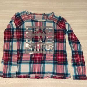 Arizona Jean Company Plaid Long Sleeve Shirt - Red, Blue, and Pink